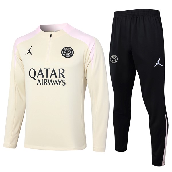 Sudadera De Training PSG 2024-2025 Amarillo Rosa 3